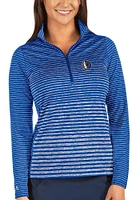 Antigua Dallas Mavericks Womens Blue Pace Qtr Zip Pullover