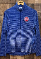 Antigua Detroit Pistons Womens Blue Pace Qtr Zip Pullover