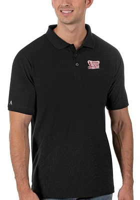 Antigua Oklahoma Sooners Mens Legacy Pique Short Sleeve Polo