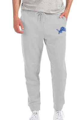 Antigua Detroit Lions Mens Grey Action Jogger Sweatpants