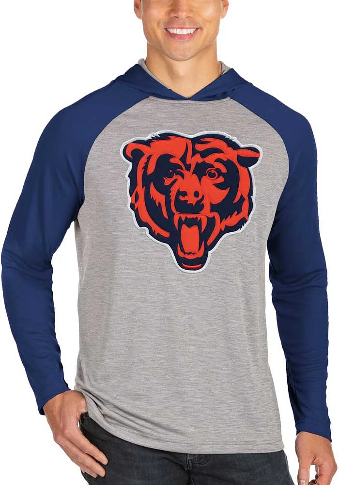 Antigua Chicago Bears Mens Grey Cannon Hood