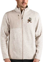 Antigua Cleveland Browns Mens White Fortune Medium Weight Jacket