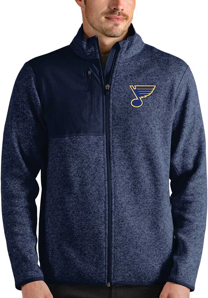Antigua St Louis Blues Mens Navy Blue Fortune Medium Weight Jacket