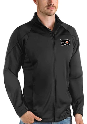 Antigua Philadelphia Flyers Mens Black Links Golf Light Weight Jacket