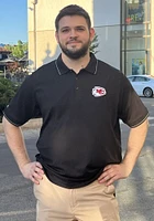 Antigua Kansas City Chiefs Mens AFFLUENT Short Sleeve Polo