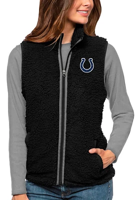 Antigua Indianapolis Colts Womens Black Grace Vest