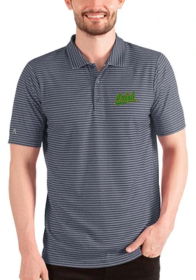 Antigua Notre Dame Fighting Irish Mens Navy Blue Esteem Short Sleeve Polo