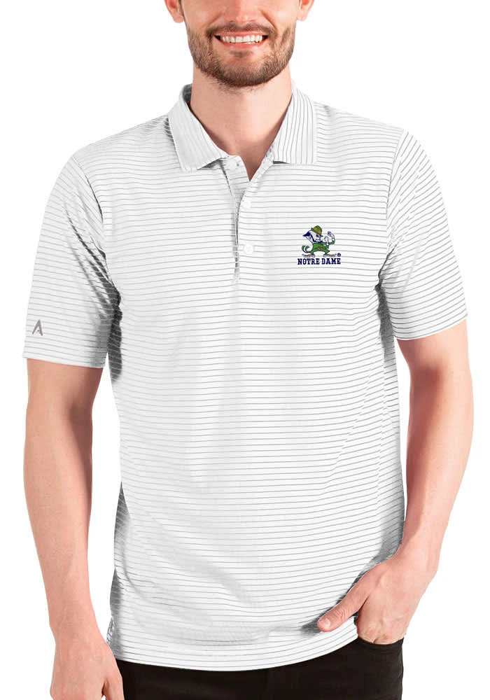 Antigua Notre Dame Fighting Irish Mens Esteem Short Sleeve Polo