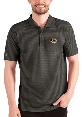 Antigua Missouri Tigers Mens Black Esteem Short Sleeve Polo