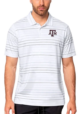 Antigua Texas A&M Aggies Mens White Ryder Short Sleeve Polo