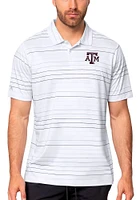Antigua Texas A&M Aggies Mens White Ryder Short Sleeve Polo