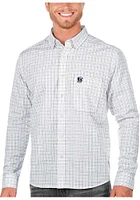 Antigua Creighton Bluejays Mens White Origin Long Sleeve Dress Shirt