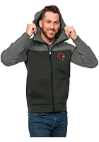 Antigua Louisville Cardinals Mens Charcoal Protect Scuba Hood