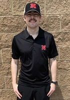 Antigua Nebraska Cornhuskers Mens Black Tribute Short Sleeve Polo