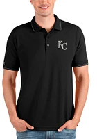 Antigua Kansas City Royals Mens AFFLUENT Short Sleeve Polo