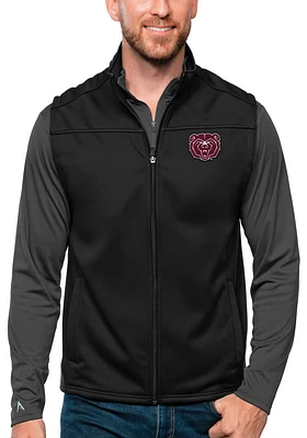 Antigua Missouri State Bears Mens Black Links Sleeveless Jacket