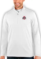 Antigua Ohio State Buckeyes Mens Rally Long Sleeve 1/4 Zip Pullover