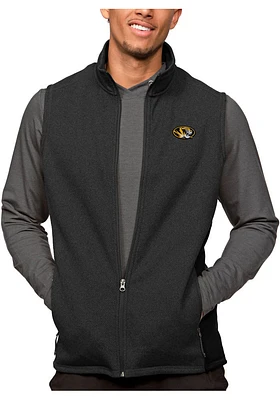 Antigua Missouri Tigers Mens Black Course Sleeveless Jacket