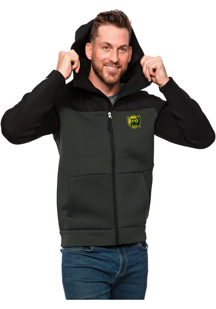 Antigua Baylor Bears Mens Charcoal Protect Scuba Hood