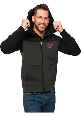 Antigua Missouri State Bears Mens Charcoal Protect Scuba Hood
