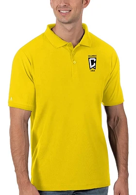 Antigua Columbus Crew Mens Legacy Pique Short Sleeve Polo