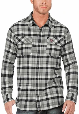Antigua Texas A&M Aggies Mens Black Ease Long Sleeve Dress Shirt