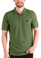 Antigua Baylor Bears Mens Green Esteem Short Sleeve Polo