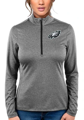 Antigua Philadelphia Eagles Womens Rally 2 Qtr Zip Pullover