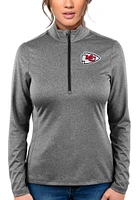 Antigua Kansas City Chiefs Womens Rally 2 Qtr Zip Pullover