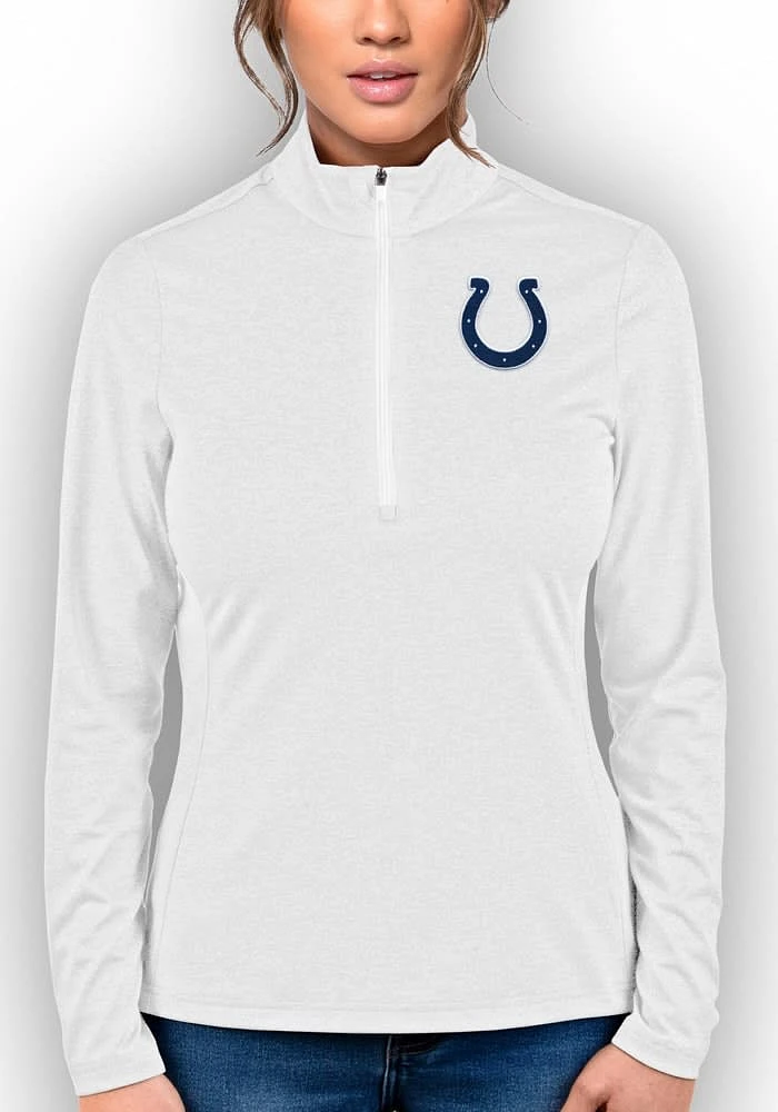Antigua Indianapolis Colts Womens Rally 2 Qtr Zip Pullover