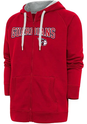 Antigua Cleveland Guardians Mens Red Victory Long Sleeve Full Zip Jacket
