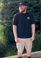 Antigua Northern Kentucky Norse Mens Black Legacy Short Sleeve Polo