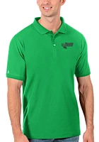 Antigua North Texas Mean Green Mens Kelly Legacy Short Sleeve Polo