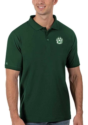 Antigua Northwest Missouri State Bearcats Mens Green Legacy Short Sleeve Polo