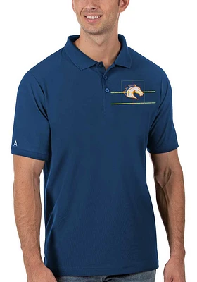 Antigua UTA Mavericks Mens Blue Legacy Short Sleeve Polo