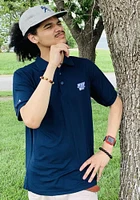 Antigua Washburn Ichabods Mens Navy Blue Legacy Short Sleeve Polo