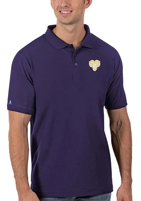 Antigua West Chester Golden Rams Mens Purple Legacy Short Sleeve Polo