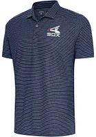Antigua Chicago White Sox Mens Navy Blue Esteem Short Sleeve Polo