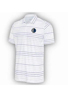 Antigua Dallas Mavericks Mens White Ryder Short Sleeve Polo
