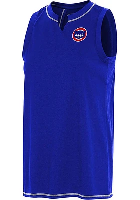 Antigua Chicago Cubs Womens Blue Establishment Tank Top