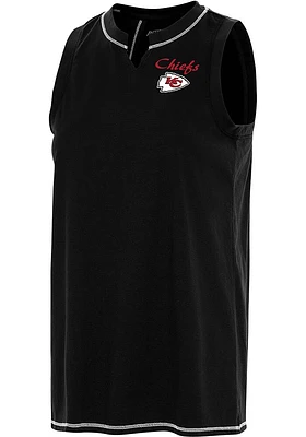 Antigua Kansas City Chiefs Womens Black Establishment Tank Top