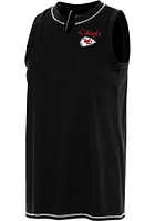 Antigua Kansas City Chiefs Womens Black Establishment Tank Top
