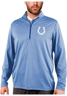 Antigua Indianapolis Colts Mens Rally 2.0 Long Sleeve Qtr Zip Pullover