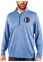 Antigua Dallas Mavericks Mens Blue Rally 2.0 Long Sleeve Qtr Zip Pullover