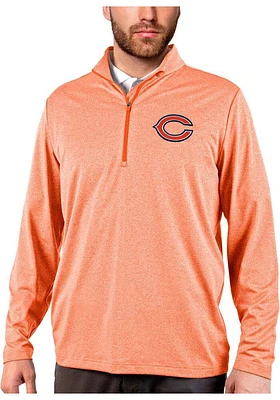 Antigua Chicago Bears Mens Rally 2.0 Long Sleeve Qtr Zip Pullover