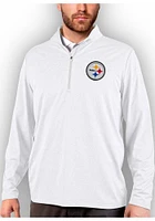 Antigua Pittsburgh Steelers Mens Rally 2.0 Long Sleeve Qtr Zip Pullover