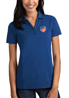 Antigua FC Cincinnati Womens Tribute Short Sleeve Polo Shirt