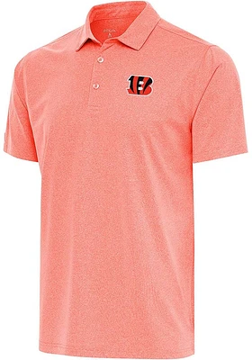 Antigua Cincinnati Bengals Mens SCORE Short Sleeve Polo