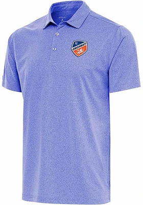 Antigua FC Cincinnati Mens Blue SCORE Short Sleeve Polo