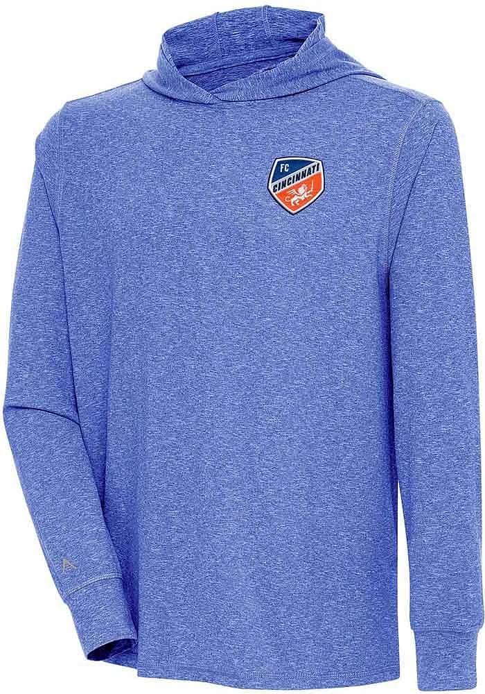 Antigua FC Cincinnati Mens Blue SAGA Hood